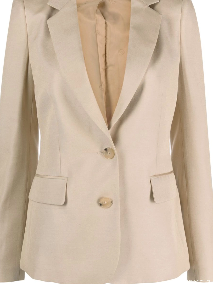 Cheap Iconic Stella McCartney blazer notched-lapels Women 0328